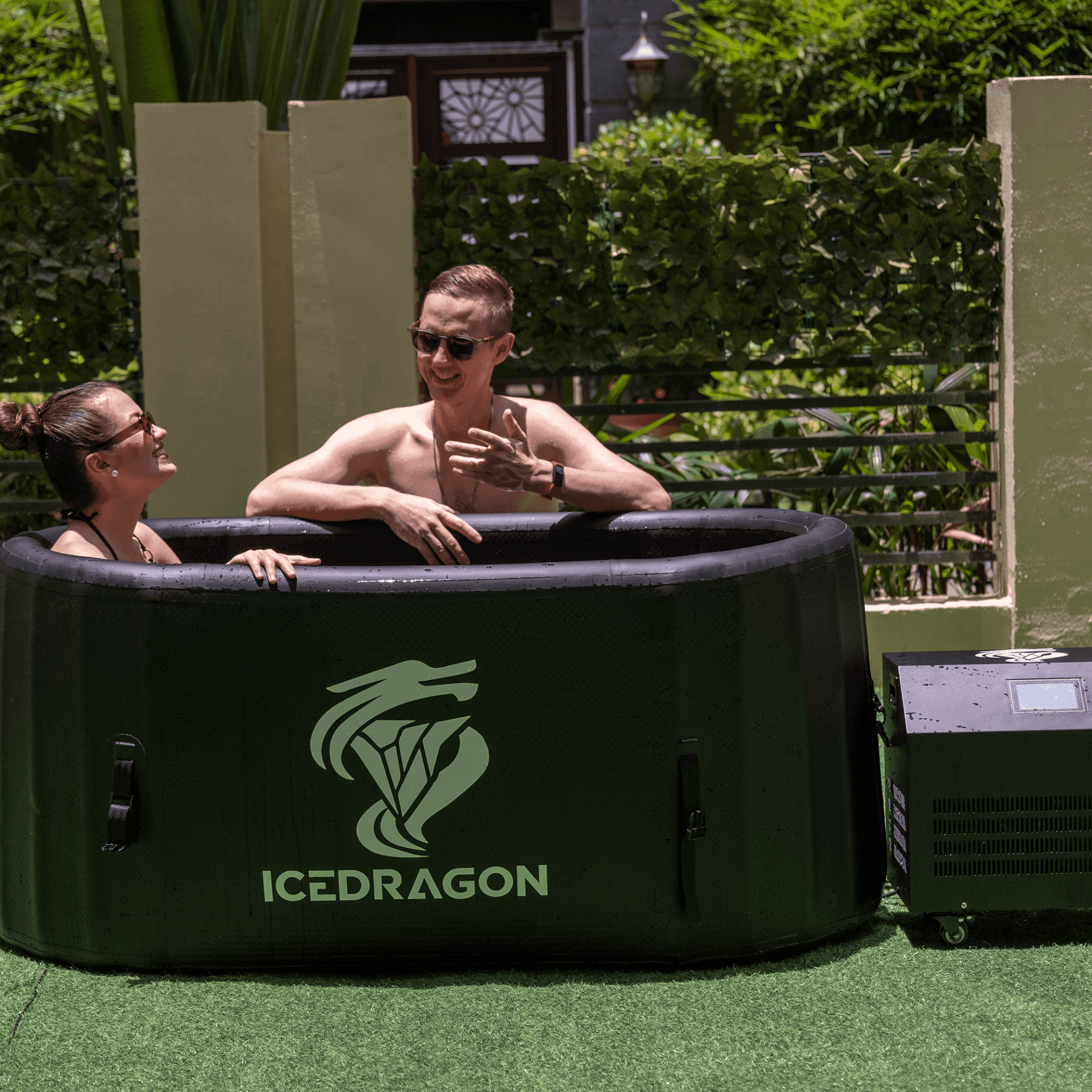 Icedragon Cold Plunge Tub Pro Max+1hp Chiller|Fast Cold - ICE DRAGON